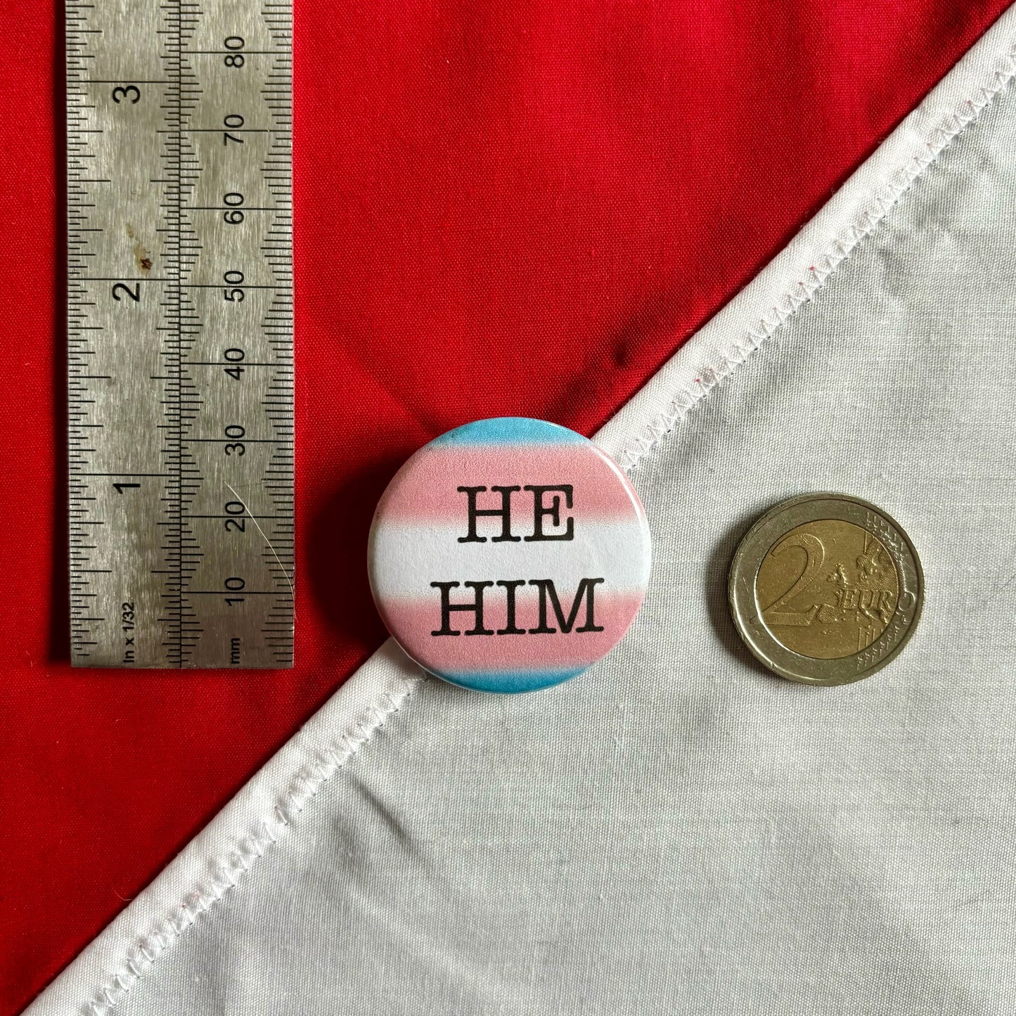Trans Pronoun Badge