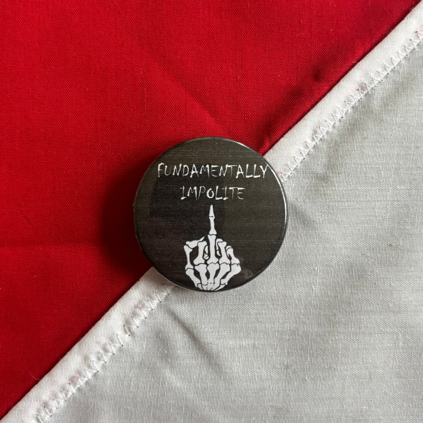 fundamentally impolite badge
