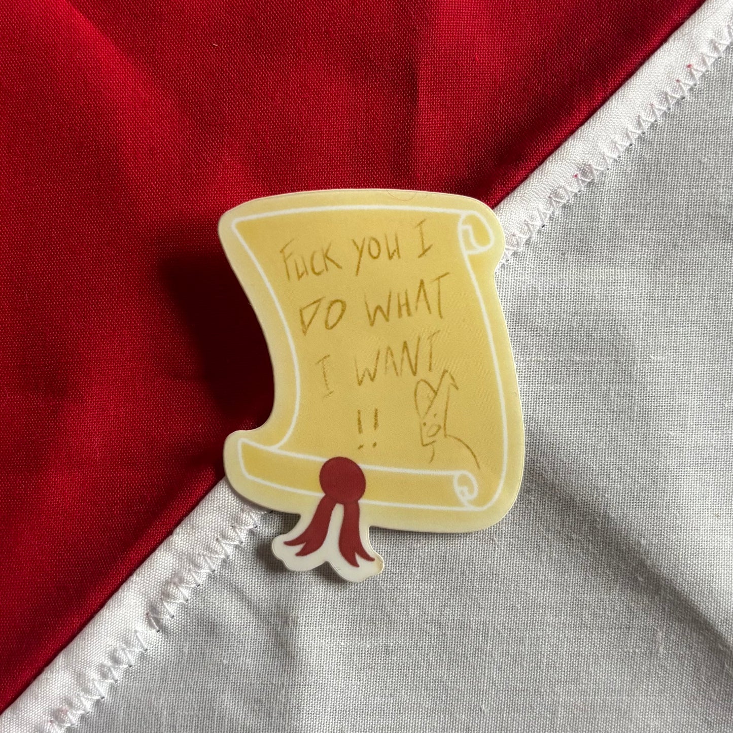 Fuck You - Hazbin Hotel Sticker