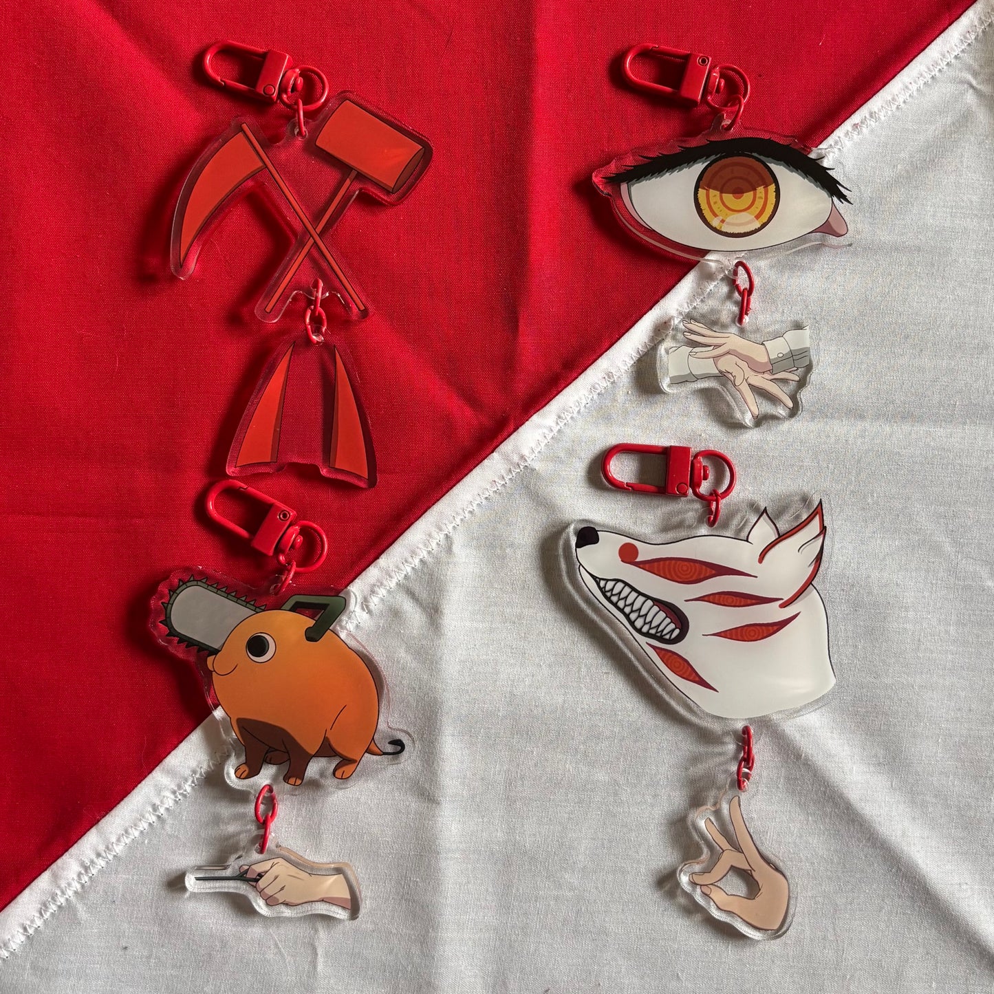 Chainsaw Man Connector Charms