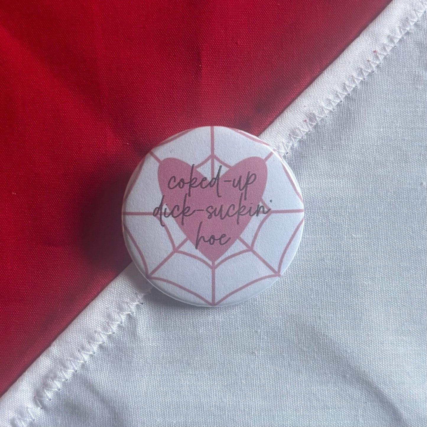 Dick-Suckin' Hoe - Hazbin Hotel Badge