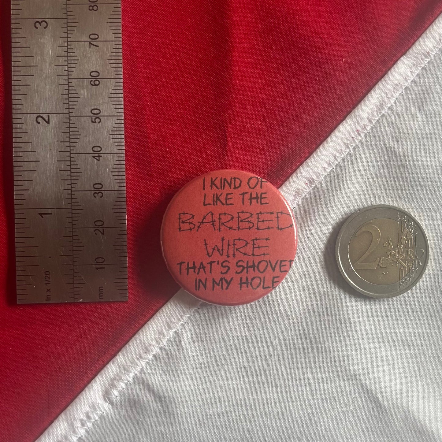 Barbed Wire - Hazbin Hotel Badge Pair