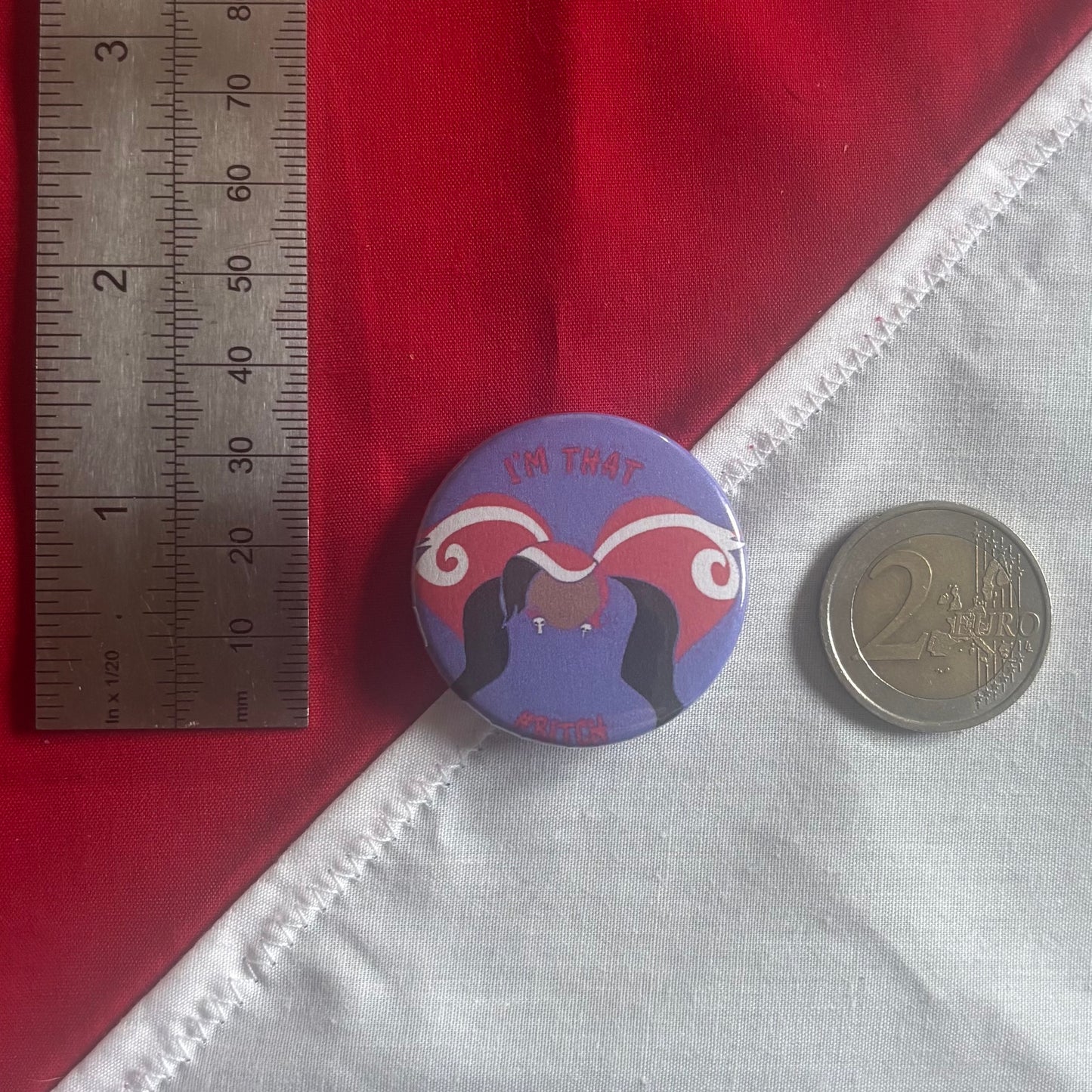 #Bitch - Hazbin Hotel Badge