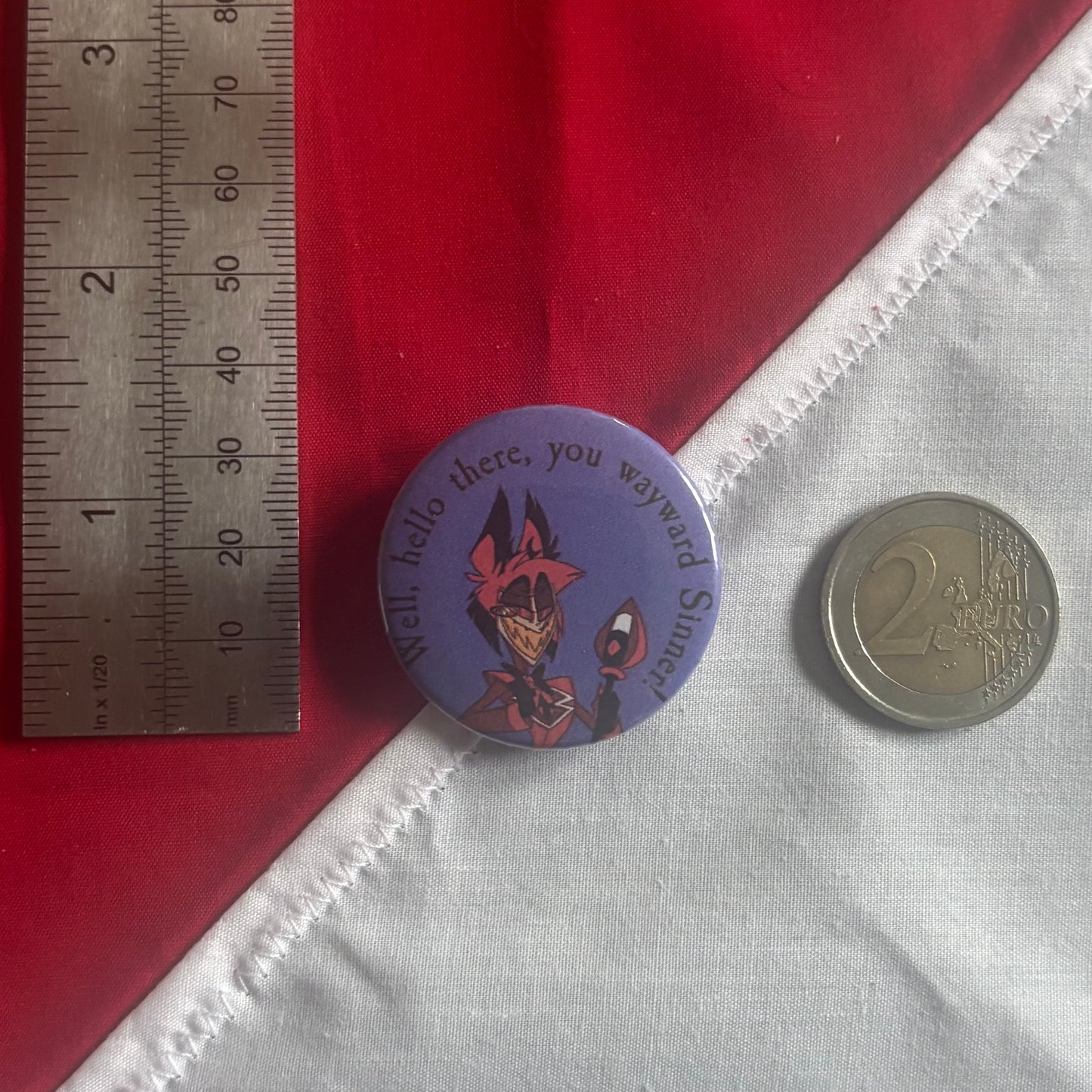 Wayward Sinner - Hazbin Hotel Badge