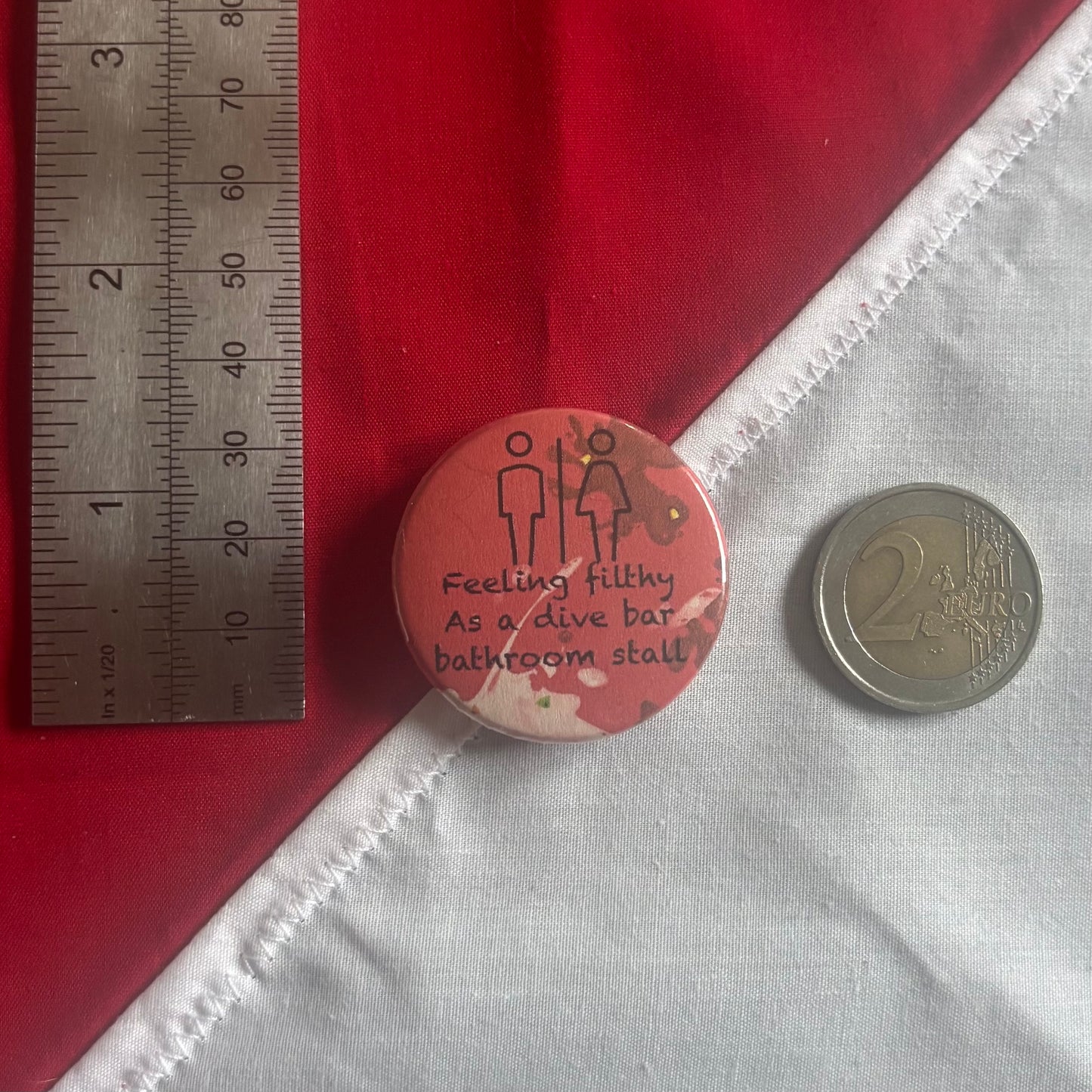 Feeling Filthy - Hazbin Hotel Badge