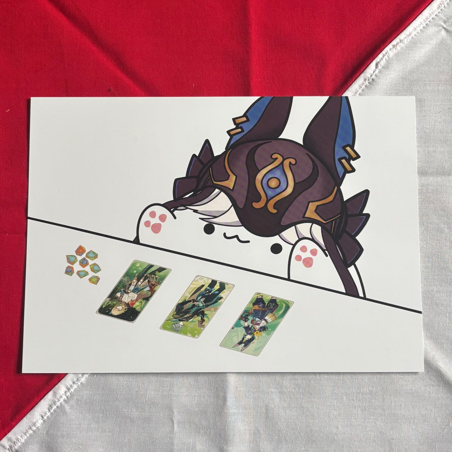 King of Invokations - Aggrravate - Genshin Impact Print