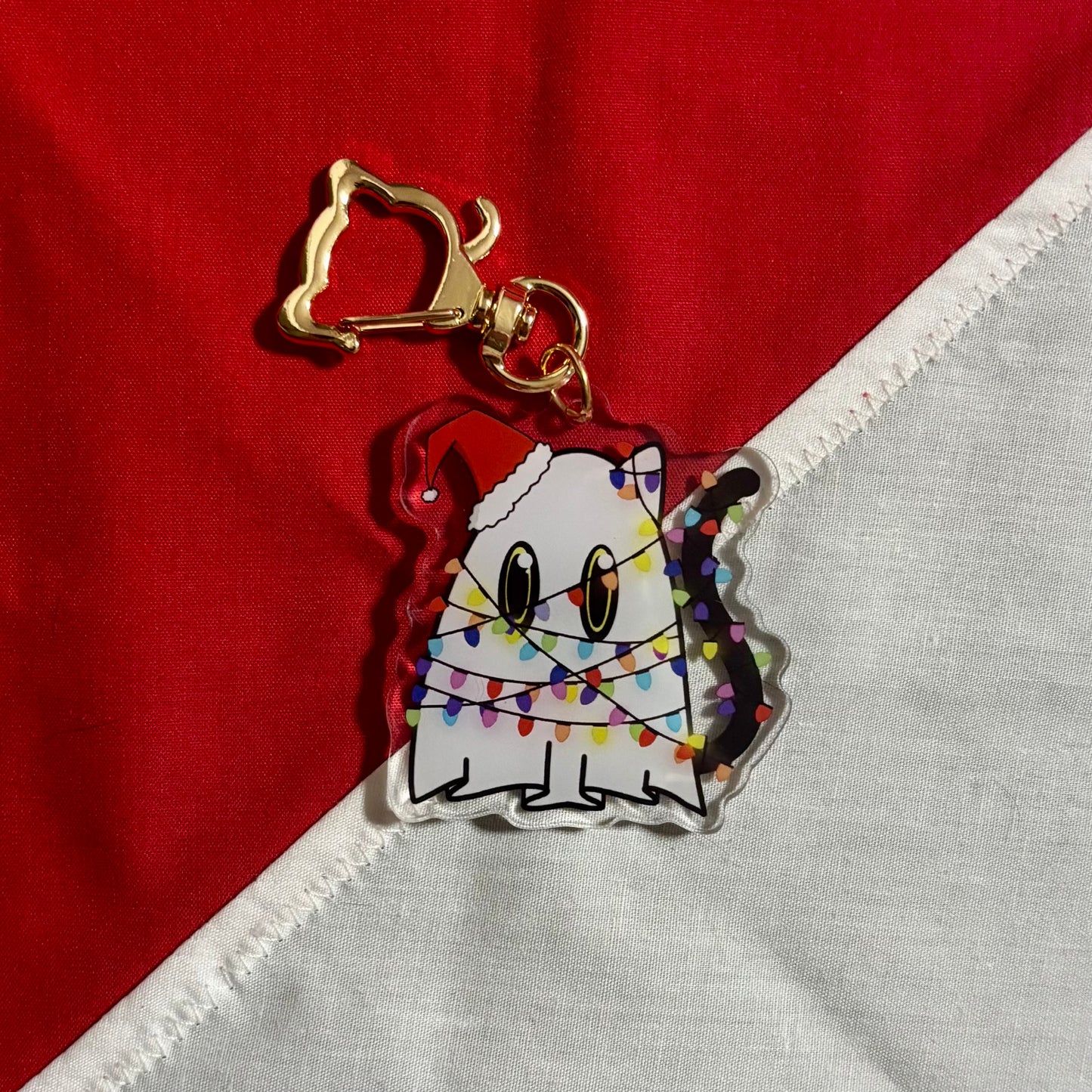Cat Ghost Seasonal Charms