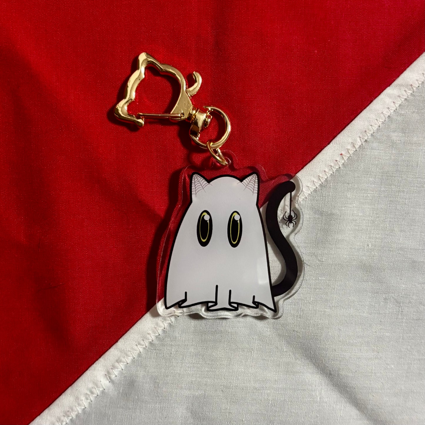 Cat Ghost Seasonal Charms