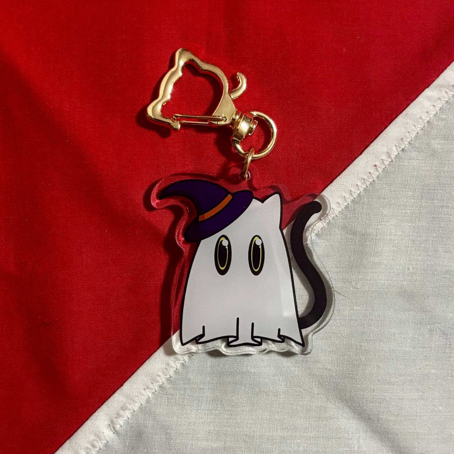 Cat Ghost Seasonal Charms