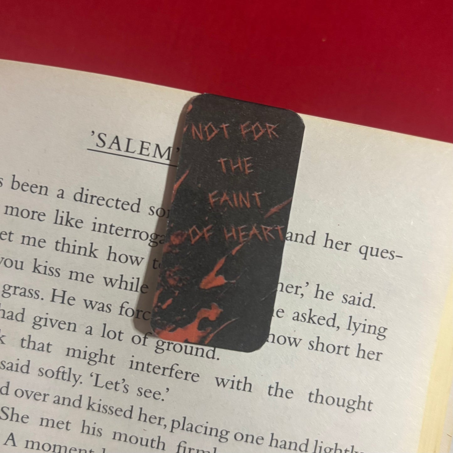 Not For The Faint Of Heart Magnetic Bookmark