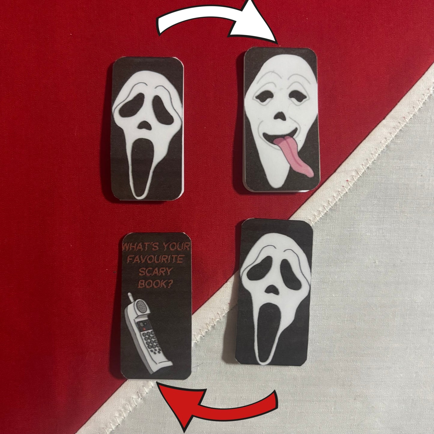 Ghostface Magnetic Bookmarks