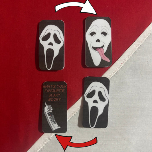 Ghostface Magnetic Bookmarks