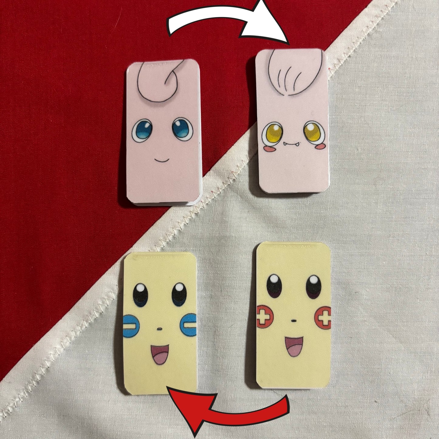 Dual Pokémon Magnetic Bookmarks