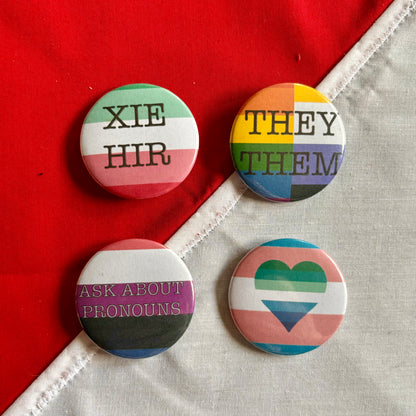 Custom pride badges