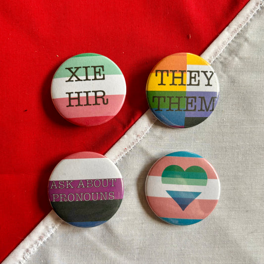 Custom pride badges