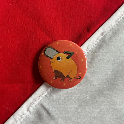 Chainsaw Man Badge pochita