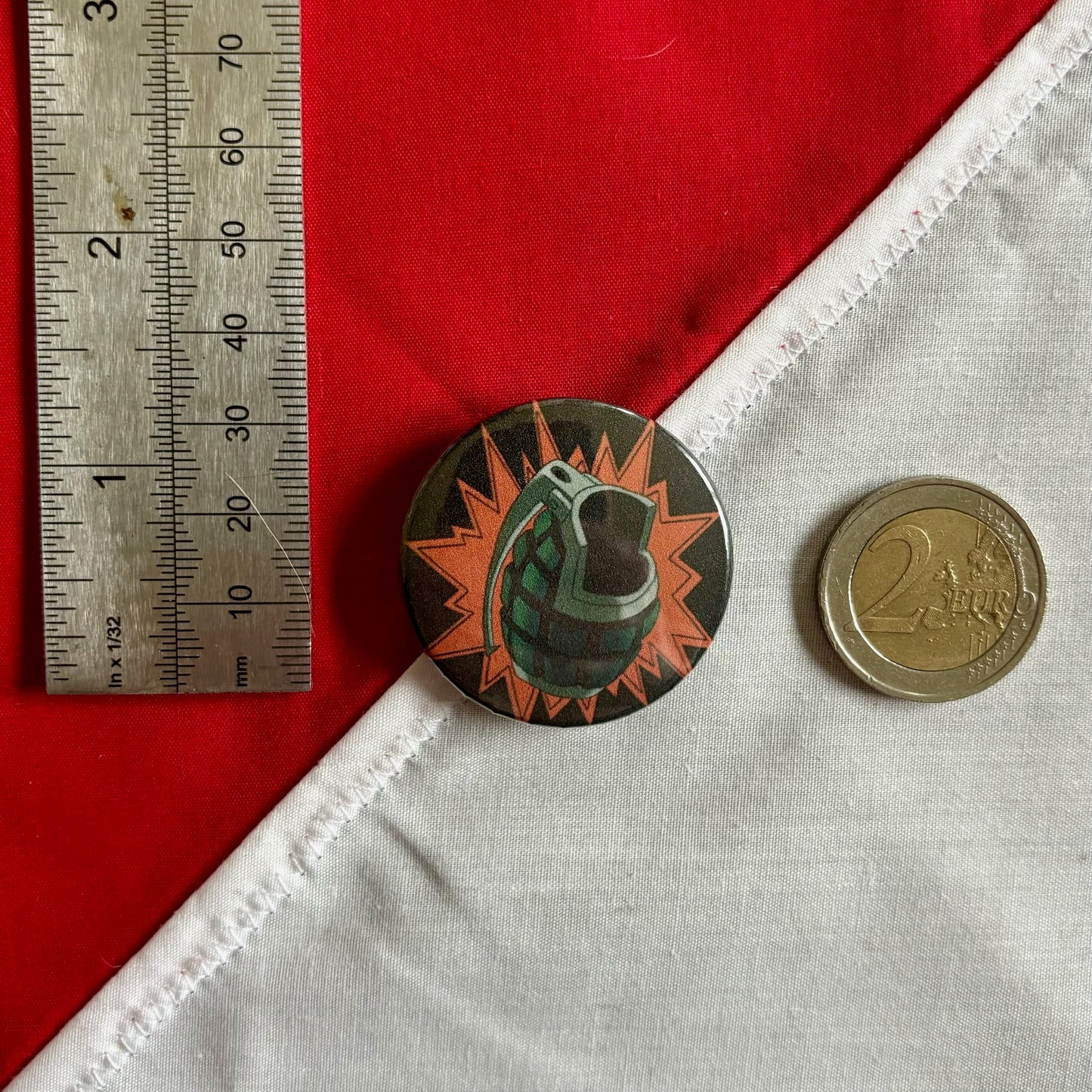 My Hero Academia character badge sizing