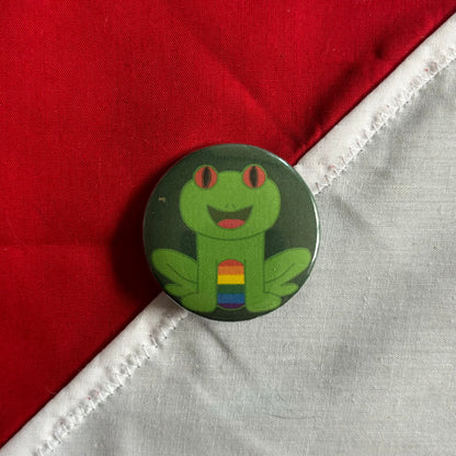 Pride Frog Badge queer
