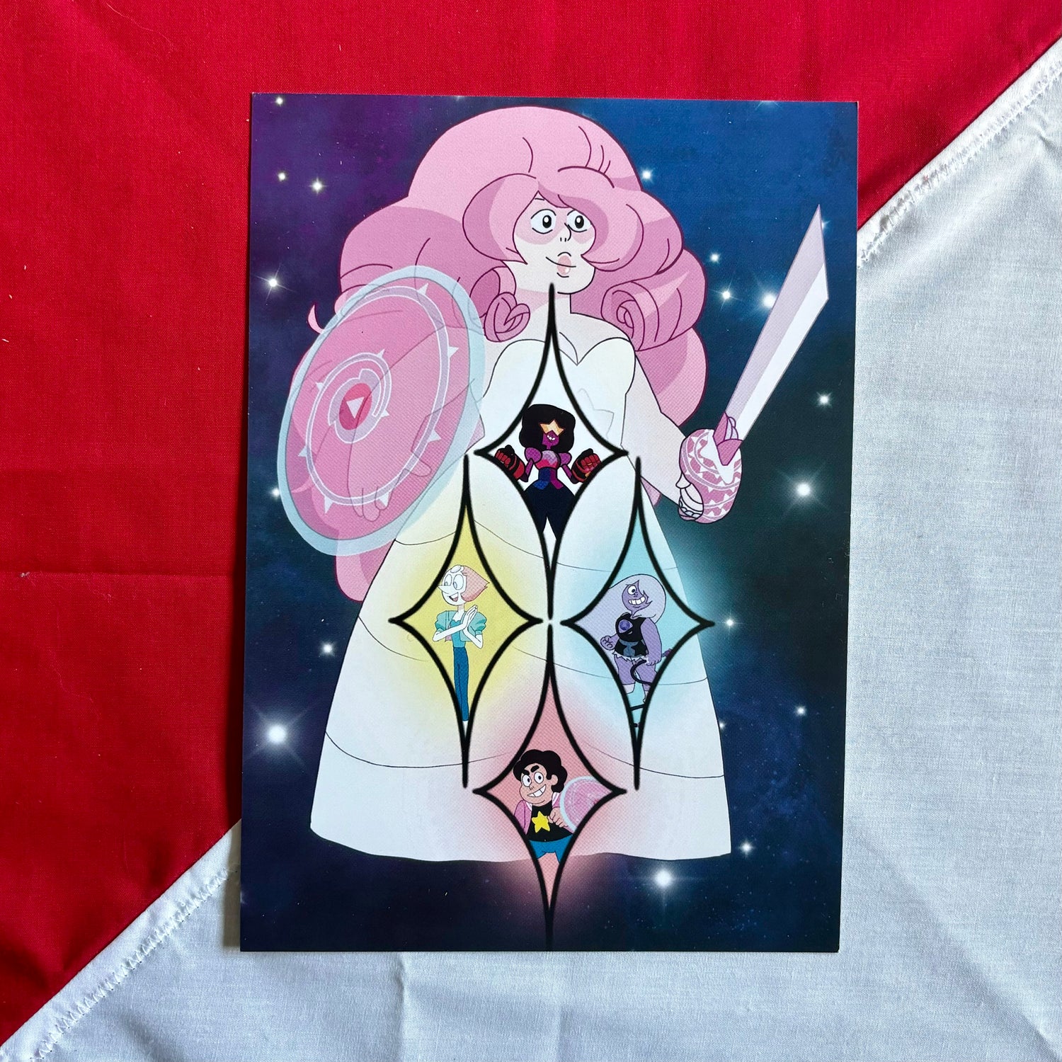 Crystal gems print