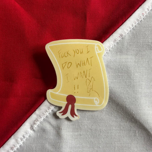 Fuck You - Hazbin Hotel Sticker