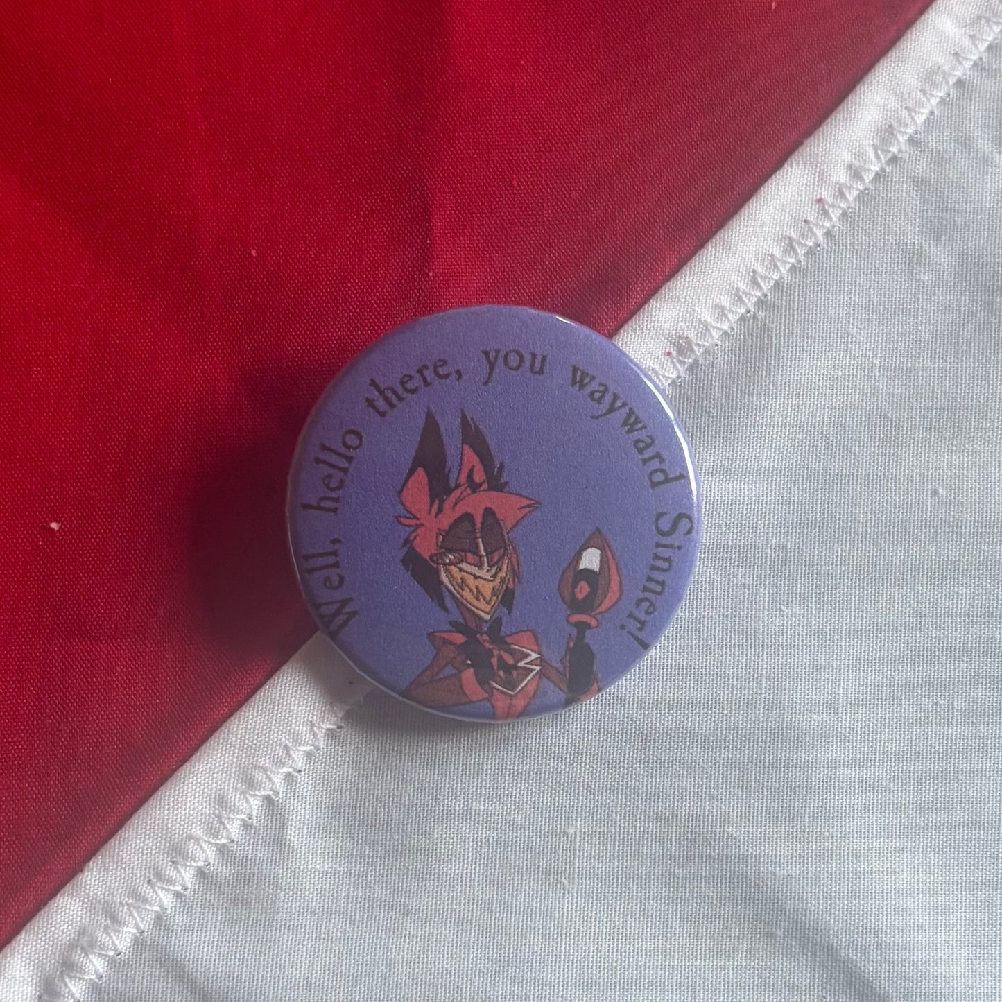 Wayward Sinner - Hazbin Hotel Badge