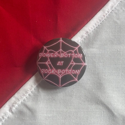 Power Bottom - Hazbin Hotel Badge