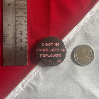 (de)Flower Power - Hazbin Hotel Badge Pair