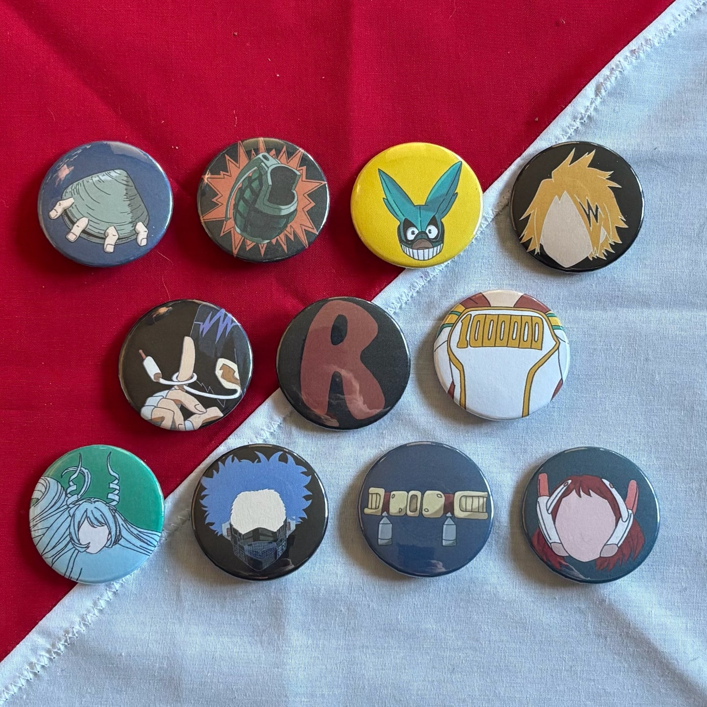 My Hero Academia Character Badges