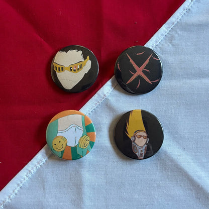 My Hero Academia Character Badges