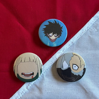 My Hero Academia Character Badges