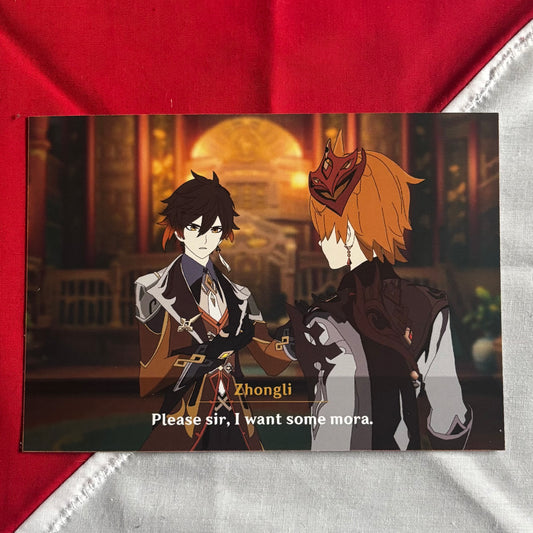 Please, Sir - Genshin Impact Print