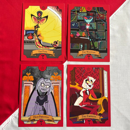 Hazbin Hotel Tarot Card Prints