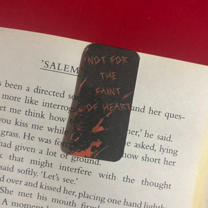 Not For The Faint Of Heart Magnetic Bookmark