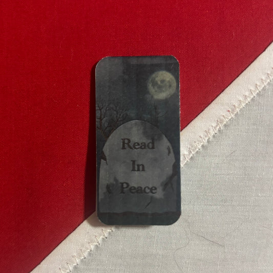Read In Peace Magnetic Bookmark