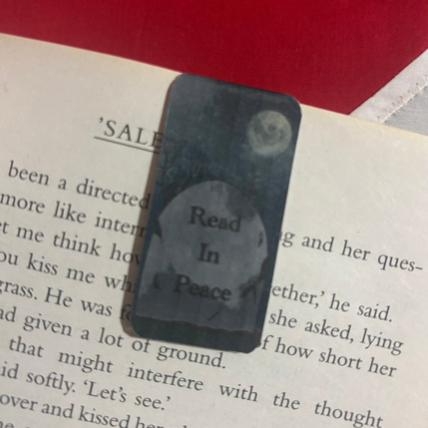 Read In Peace Magnetic Bookmark